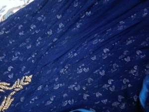 Heavy Party Wear Anarkali &amp; Dupatta In L Size