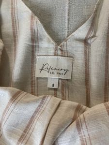 New With Tag Refinery Linen Co-ord Set