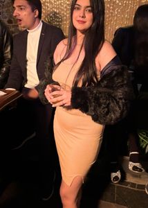 Beige Step Dress