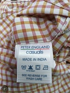 Peter England Checkered Shirt