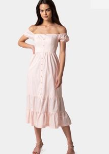 Forever New - Angie Cotton BardotNWTMidi Dress