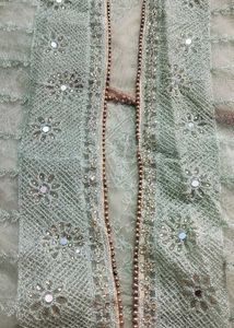 Mint Green Embellished Indian Suit