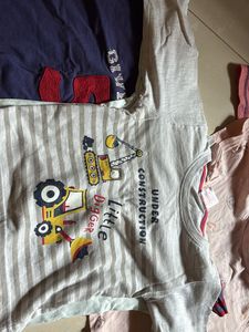 7 No Baby Boy T-shirt Only Combo