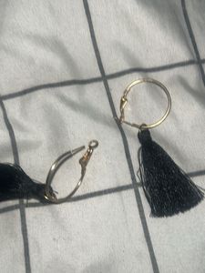 Tassel Hoop Earrings