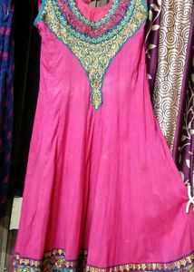 Pink Anarkali Dress 💞