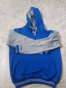 Blue & Grey Hoodie