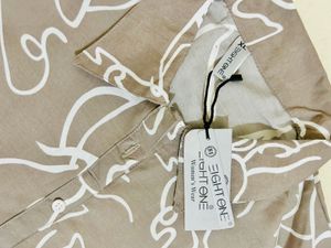 Abstract Print Lounge Set