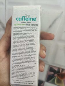 Minimalist Face Wash,Mcaffeine GreenTea Serum .