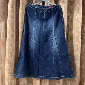 JEALOUS - Denim Maxi Skirt