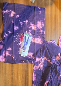 Tie Dye &#39;Yes Girl&#39; Pants