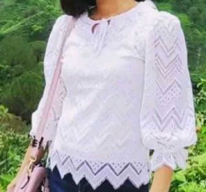 White Net Top!!