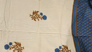 Blue Colour Suit Set(Kurta, Pent &amp; Dupatta)