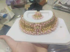 Pink Colour Choker