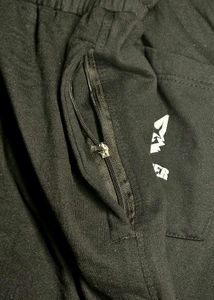 Harem Black Graphic Print Sweatpants