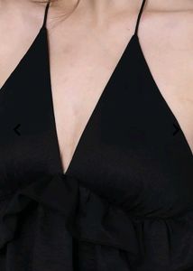 Stylish Black Halter Top