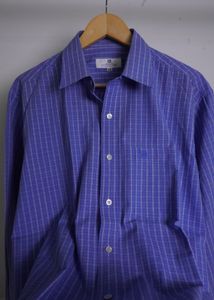 Givenchy Blue Plaid Button-Down Shirt