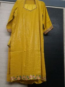 Full Sharar,kurta And Duppatta Set