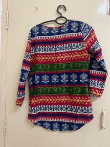 Colorful Printed Top