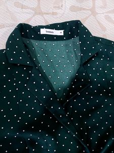 Bossini Women Green Printed A- line Dress