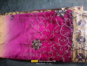 Ombre Embellished Saree🔥♥️ PRETTY SAREE