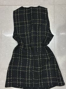 Chic Plaid Sleeveless Dress