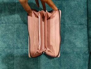 Cute Pink Patent Leather Wallet