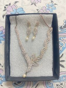 Silver Necklace Jwellery Set