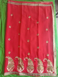 Women Party Wear Embroidery Saree