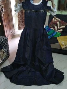Elegant Navy Blue Dress