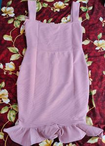 Shein Strappy Sleeves Ribbed Mini Bodycon Dress –