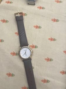 Brown Belt Watch From Sonata