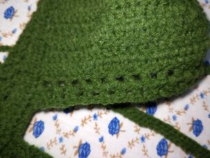 Crochet Bra Top_ Olive Green