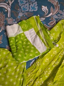 Cotton Anarkali Side Open