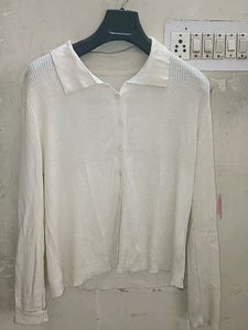 White Shirt And  Blue Jeans Combo For Women