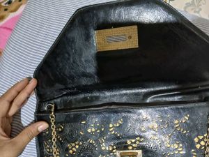 Elegant Black &amp; Gold Clutch
