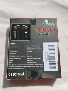 KRATOS Type C Ear Phones (Brand New Unused)
