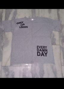 Oversized Grey Tshirt For Women