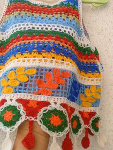 Colorful Crochet Tank Top