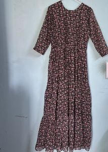 Vintage Floral Maxi Dress