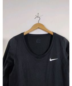 Dri Fit Active Wear Black Top (Nike Logo)