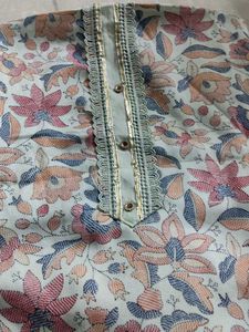 Floral Print woolen suit