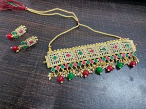 All New Red Green Necklace For Women