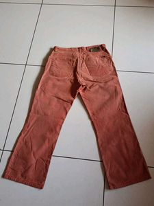 Vintage Orange Corduroy Pants