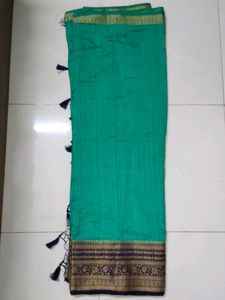 Beautiful Jute Blend Saree