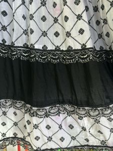 Black And White Skirt