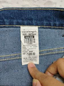HIGH RISE BOOTCUT DARK BLUE COLOUR JEANS