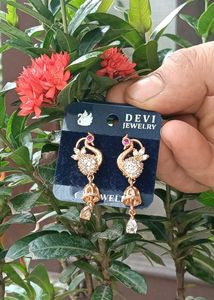 Elegant Peacock Earrings