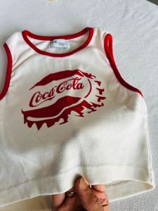Red white Coca Cola Top - NWT