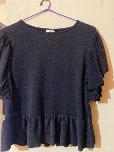 Sparkly Ruffle Top