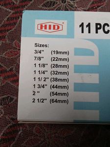11 Pc WOOD HOLE SAW